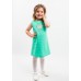Embroidered dress for girl "Smile of Rose" Mint